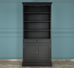 Книжный шкаф "Leontina Black"  арт ST9330BLK