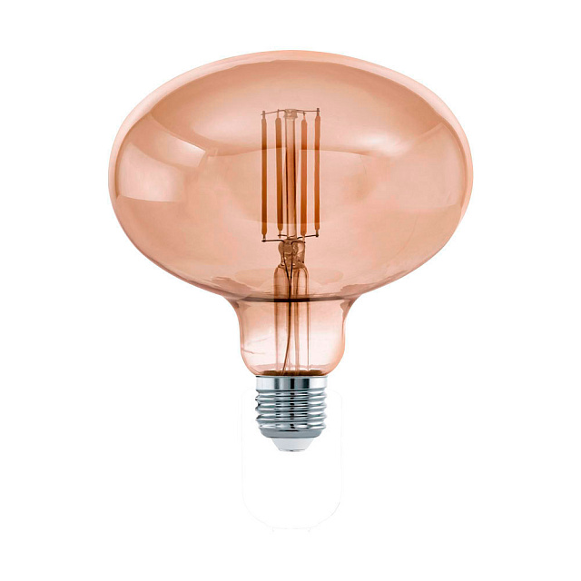 Светодиодная филаментная лампочка R140, 4W(E27), 3000K, 380lm, дымчатая в Москве Светодиодная филаментная лампочка R140, 4W(E27), 3000K, 380lm, дымчатая