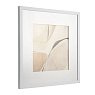 423063 Картина ROBERVAL, L500, B25, H500, пластик, стекло, белый, коричневый