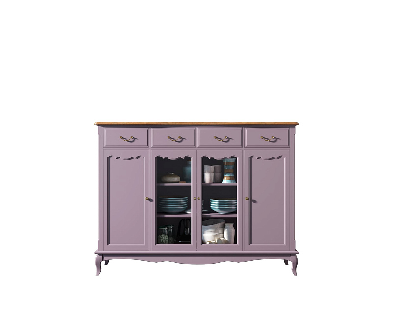 Комод-витрина Leontina Lavanda арт ST9363L в Москве Комод-витрина Leontina Lavanda арт ST9363L