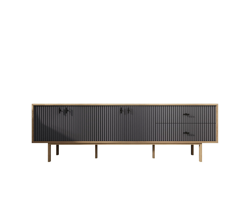 Комод с четырьмя дверками и двумя ящиками "Emerson" арт EM04/7024/L