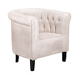 Низкое кресло Swaun Beige Velvet №1