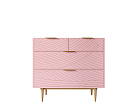 Комод с четыремя ящиками "Line" LN14/GR1/pink №0