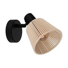 44138 Спот SEAGARD, 1X40W(E14), сталь, черный, кремовый