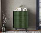 Комод вертикальный с четырьмя ящиками "Emerson" арт EM18/green/L №3