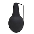421066 Ваза декоративная MIOUSKI, H390, ?200, сталь, черный №0