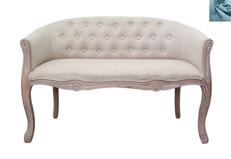 Дизайнерский двухместный диван Kandy Double Mocca цвет голубой в Москве Дизайнерский двухместный диван Kandy Double Mocca цвет голубой