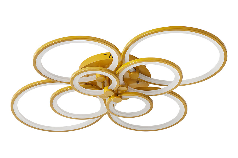 Светильник Oris 8 rings gold в Москве Светильник Oris 8 rings gold