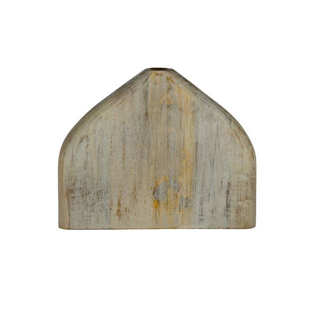 421277 Ваза декоративная MELOBODY, L350, B50, H280, дерево, белый, серый в Москве 421277 Ваза декоративная MELOBODY, L350, B50, H280, дерево, белый, серый