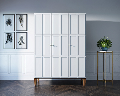 Шкаф "Andersen" трехстворчатый арт AN08WH