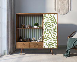 Стеллаж с нишей "Berber" принт 28 арт BB28/Print_28