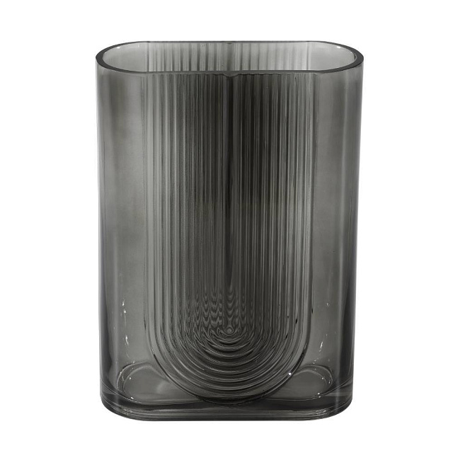 421365 Ваза декоративная SEPATONG, L180, B80, H250, стекло, серый в Москве 421365 Ваза декоративная SEPATONG, L180, B80, H250, стекло, серый