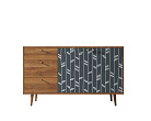 Комод "Berber" с двумя дверками и ящиками 18 принт арт BB05/Print_18 №2