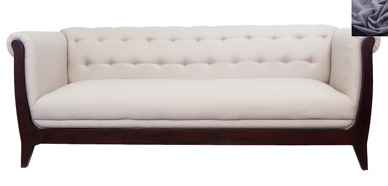 Классический диван Delvin темно серый в Москве Классический диван Delvin темно серый