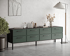 Комод с восемью ящиками "Nicole" цвет Зеленый, арт NEM03G №2