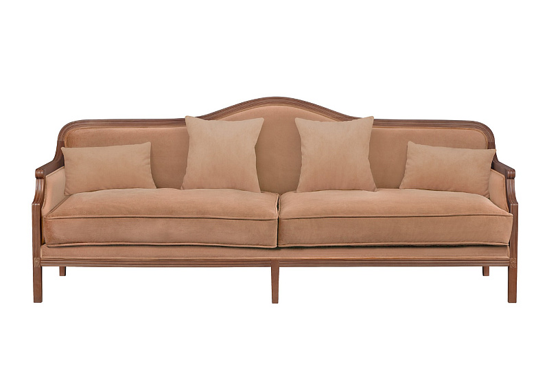 Диван с высокой спинкой для гостиниц Madesta Brown