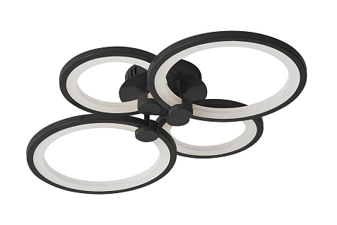 Светильник Oris 4 rings black