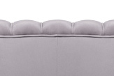 Диван ракушка Pearl Double Grey на черных ножках №5