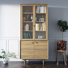 Стеллаж "Bruni individual" с дверками арт BR-01-xm8000/70