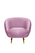 Мягкое кресло для гостиниц Small Benee Pink №1