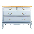 Комод «Leontina Blue» на 4 ящика арт ST9315B №0