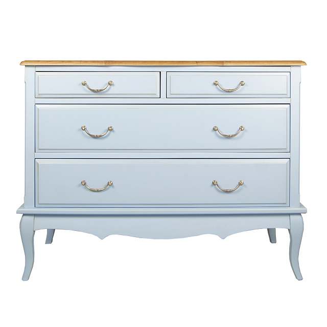 Комод «Leontina Blue» на 4 ящика арт ST9315B в Москве Комод «Leontina Blue» на 4 ящика арт ST9315B