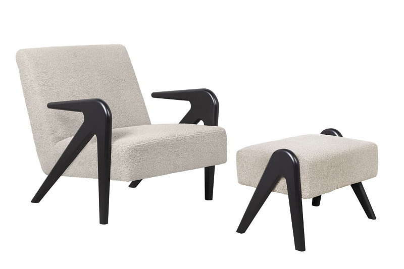 Кресло с пуфом Arrow BL V5