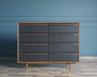 Комод "Bruni Black" на восемь ящиков арт BR06Black №4