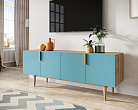 Комод под TV с четыремя дверками "Line" LN06/GR1/blue №2
