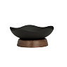 427508 Декоративная чаша MONYWA, H63 металл, дерево, черный, натуральный