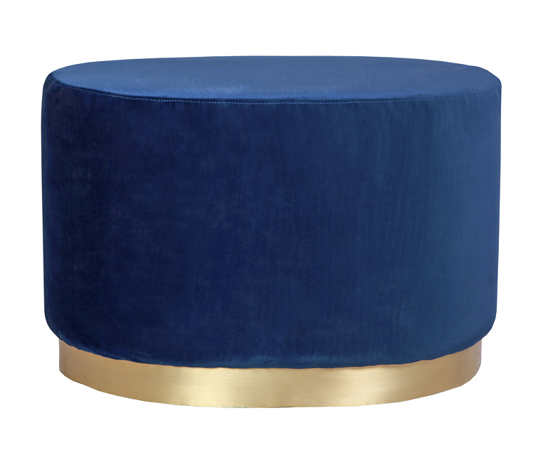 Дизайнерский пуф Topper Oval Blue