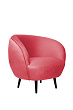 Мягкое кресло Small Benee Karmin на черных ножках №0