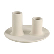 422303 Подсвечник VALAKISH, H63 глина, бежевый №0