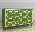 Зеленый комод "Emerald" 6 ящиков арт DSC348ETG №0