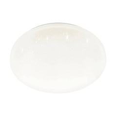 900619 Настенно-потолочный светильник FRANIA-S, LED 18W, 1850lm, IP44, H55, ?310, сталь, белый/пластик с эффектом кристаллов, белый