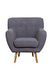Низкое кресло Fuller Grey Boucle №0