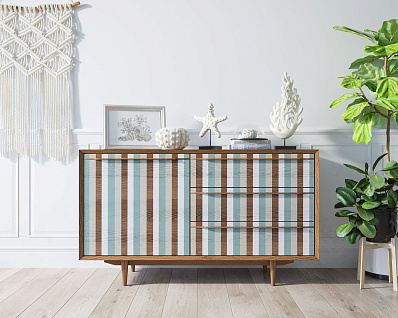 Комод "Bruni print 1" с ящиками и дверкой арт BR-02/print_1