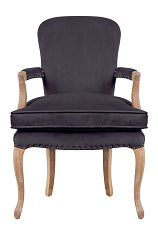 Мягкое полукресло с подлокотниками Anver Oak Black