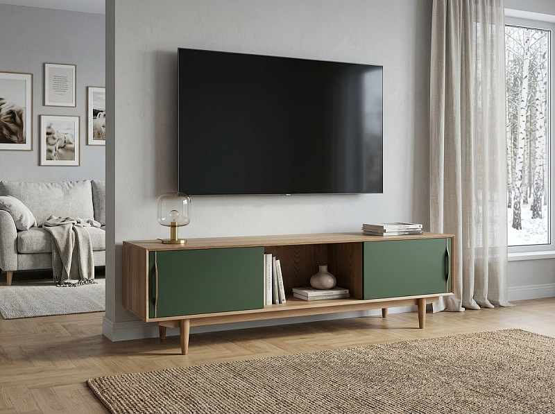 Консоль в Скандинавском стиле под TV "Бруни (Bruni)" арт BR-22/6002 в Москве Консоль в Скандинавском стиле под TV "Бруни (Bruni)" арт BR-22/6002