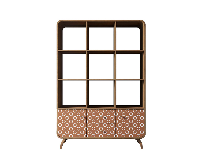 Стеллаж "Ellipse" принт 3 арт EL13/print_3