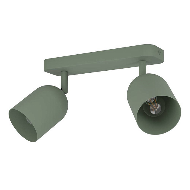 44133 Спот TILSTON, 2X40W(E14), сталь, зеленый в Москве 44133 Спот TILSTON, 2X40W(E14), сталь, зеленый