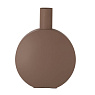 421131 Ваза декоративная GUTALAC, L240, B110, H310, сталь, коричневый