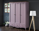 Шкаф Leontina Lavanda для одежды трехстворчатый с ящиками арт ST9327KR/3L №2