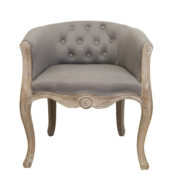 Низкое кресло ретро Kandy Grey