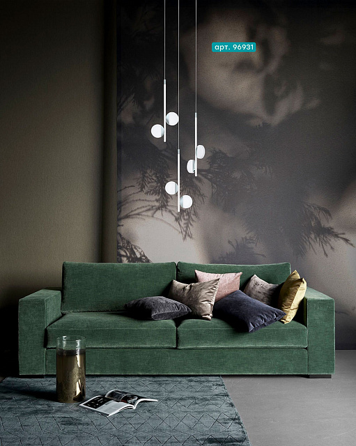 Подвесной потолочный светильник (люстра) OLINDRA светодиодный диммируемый