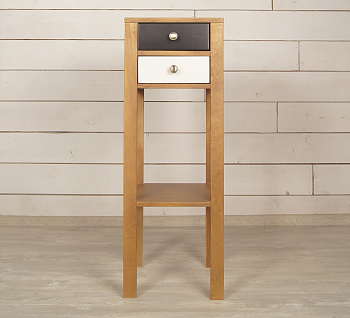 Деревянная низкая консоль "Aquarelle" арт RE-03