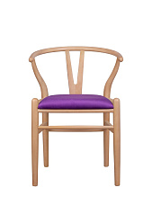 Стул ретро Wishbone Purple V2