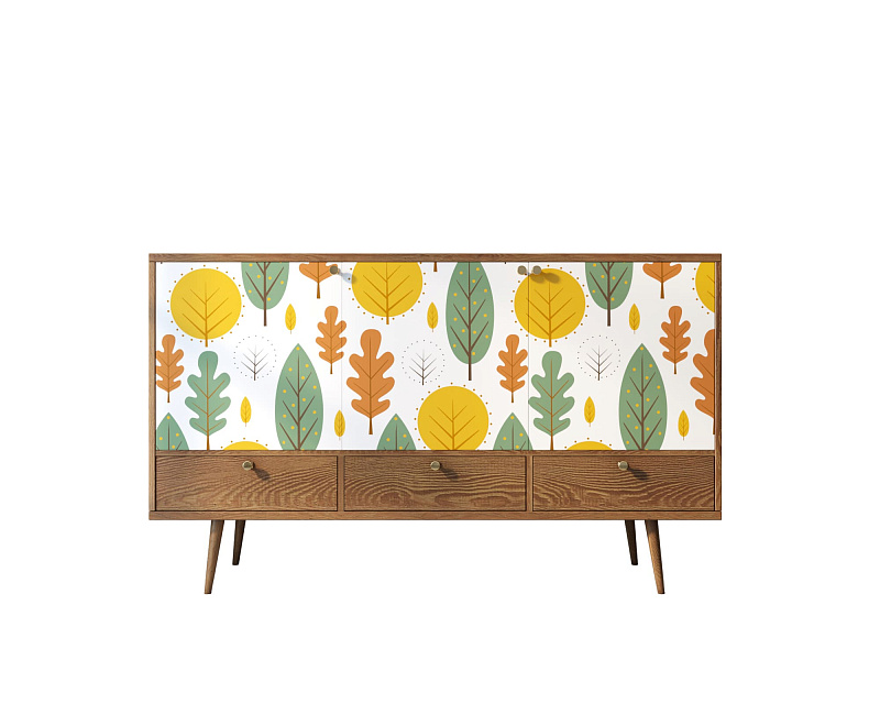 Комод "Berber" три дверки и три ящика 30 принт арт BB24/Print_30