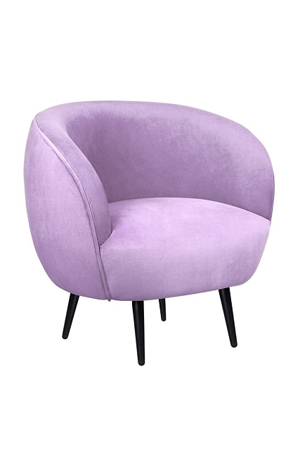 Мягкое кресло Benee Purple на черных ножках в Москве Мягкое кресло Benee Purple на черных ножках