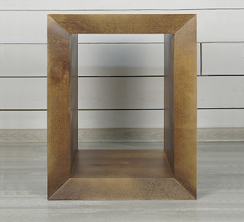 Тумба прикроватная в стиле Лофт "Gouache" арт ETG10523, цвет - орех